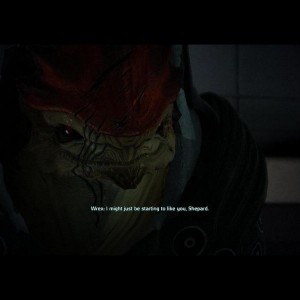 Mass Effect - Wrex, the coolest NPC in the game.