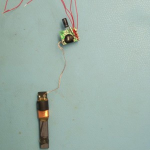 Extracted Radio Receiver Module and Antenna