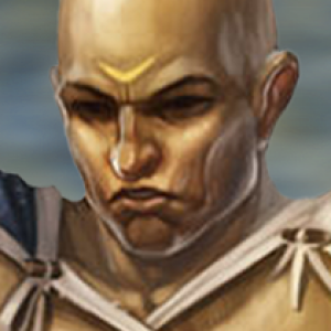Pathfinder monk -- as BG2 portrait