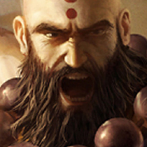 Diablo 3 monk -- as BG2 portrait