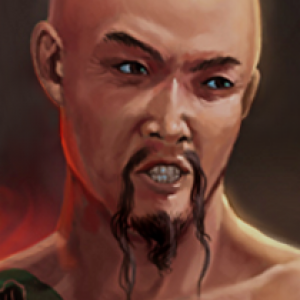 Togashi Red Dragon (from Legend of the Five Rings) -- as BG2 portrait