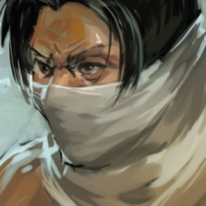 Sugihara (from Legend of the Five Rings) -- as BG2 portrait