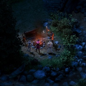 Screenshot from the "Cliaban Rilag" wilderness area in Pillars of Eternity