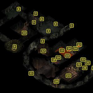 Baldur's Gate 2 EE: Temple Ruins, Level 1